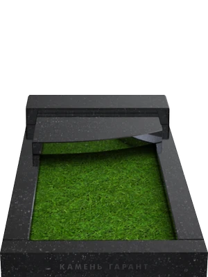 Полуплита для могилы из натурального гранита